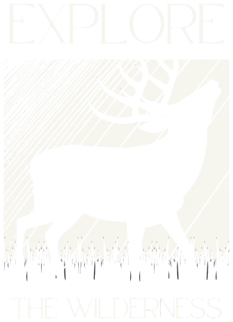 motif au grand air imprimé dans le dos